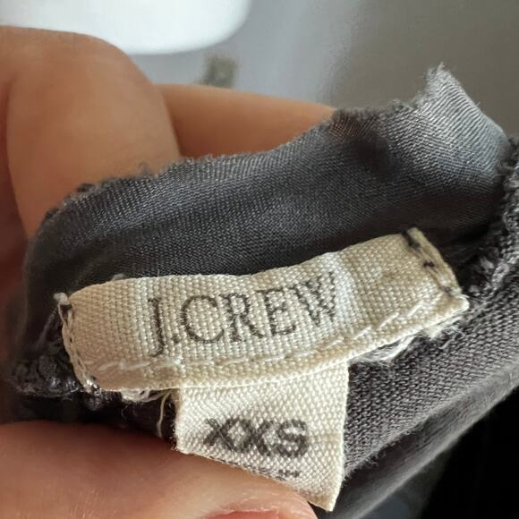 Gray Ruffle Front Tank Top, Office Siren Minimalist Casual‎ Boho Vintage Small - Picture 4 of 7